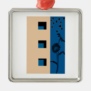 Gebäude Blume Ornament Aus Metall