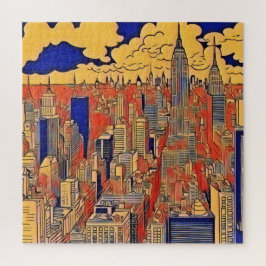 Gebäude City Art Puzzle