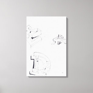 Gebäude CLD-Monogramm Zeichne 15 Leinwand