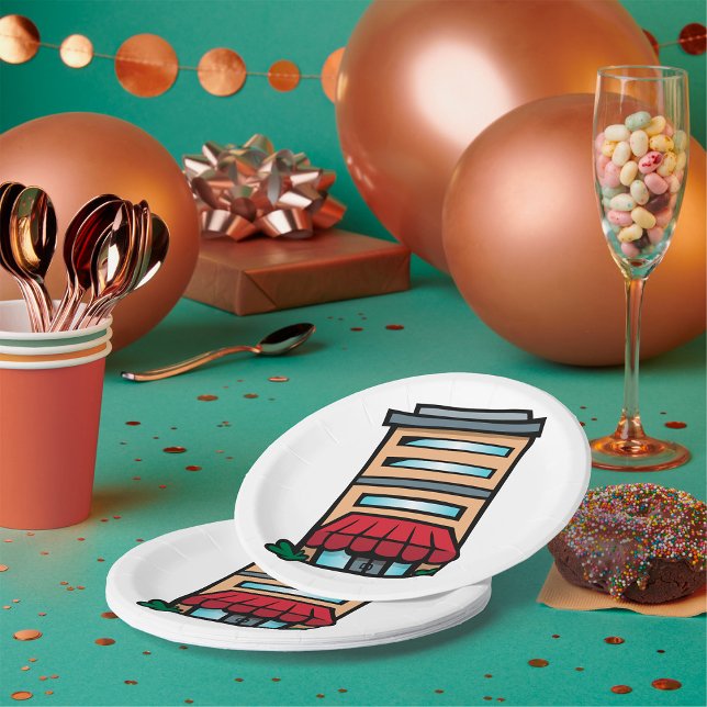 Gebäude Complex Pappteller (Von Creator hochgeladen)