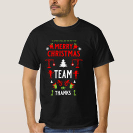 Gebäude Construction Christmas Ugly T-Shirt