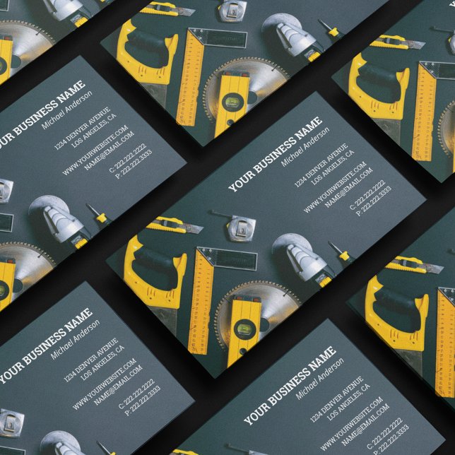 Gebäude Construction Service Visitenkarte (Von Creator hochgeladen)