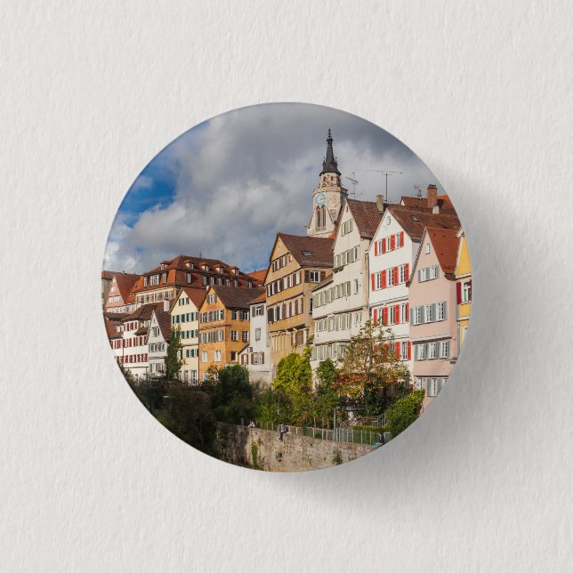 Gebäude der Altstadt| Deutschland Button (Vorderseite)