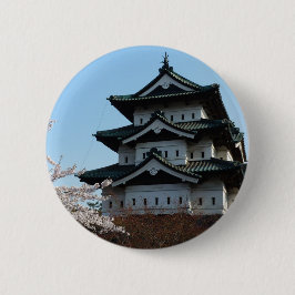Gebäude der japanischen Burg Button