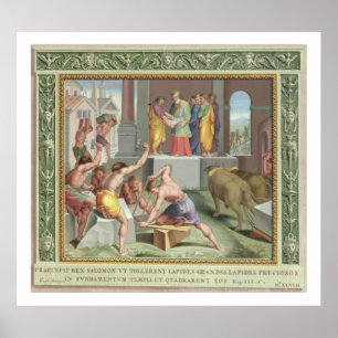 Gebäude Der Tempel von Solomon, Illustration Poster