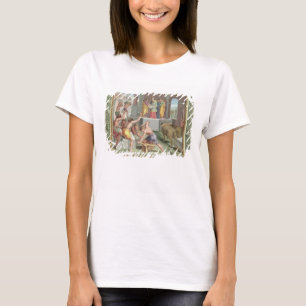 Gebäude der Tempel von Solomon, Illustration von T-Shirt