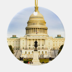 Gebäude der US-Hauptstadt Keramik Ornament