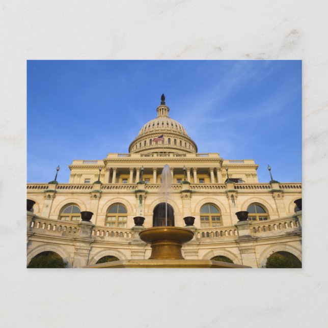 GEBÄUDE der US-Hauptstadt Postkarte (Vorderseite)