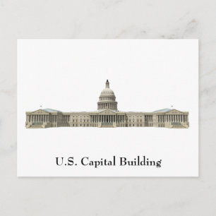 Gebäude der US-Hauptstadt: Washington DC Postkarte