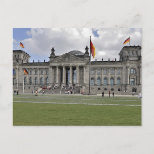 Gebäude des deutschen Reichstags Postkarte