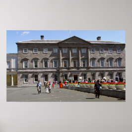 Gebäude des irischen Parlaments, Leinster House Du Poster