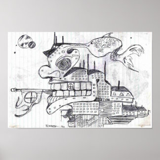 Gebäude des Krieges Poster