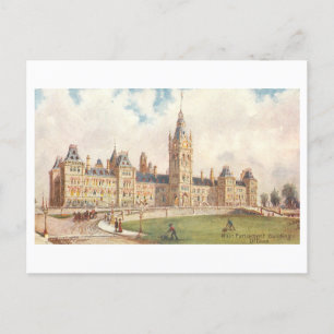 Gebäude des Parlaments in Ottawa Vintage Postkarte