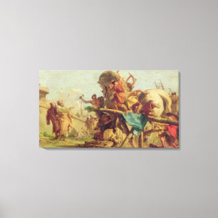 Gebäude des Trojaners, c.1760 Leinwanddruck