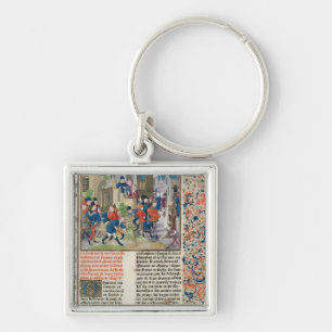 Gebäude die Grundlagen des Klosters Schlüsselanhänger