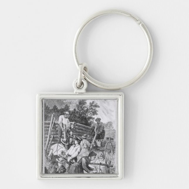 Gebäude die Klotz-Kabine Schlüsselanhänger (Vorne)