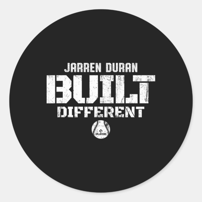 Gebäude Different Jarren Duran Boston Verkauf Mlbp Runder Aufkleber (Vorderseite)