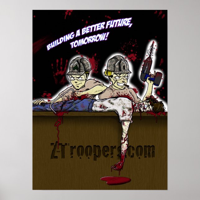 Gebäude eine bessere Zukunft, morgen! Poster (Vorne)