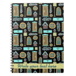 Gebäude eines Hauses Notizblock