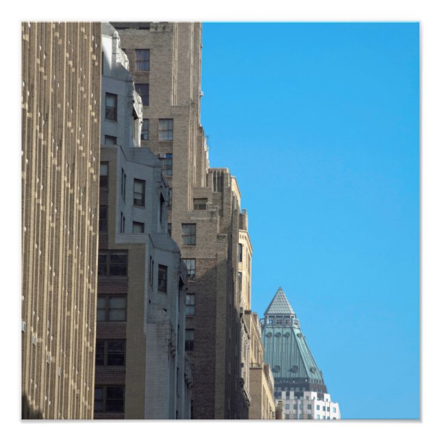 Gebäude Fassaden Manhattan New York City USA Fotodruck (Vorne)