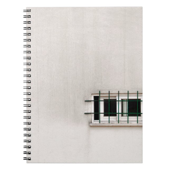 Gebäude-Fensterarchitektur alt Notizblock (Vorderseite)