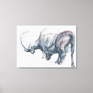 Gebäude für den Winter 2006 Leinwanddruck