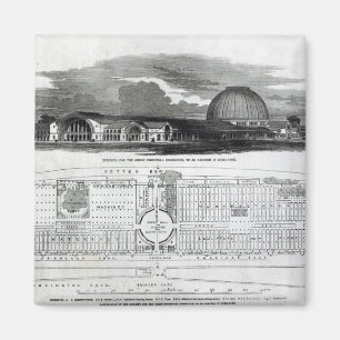 Gebäude für die Große Industrieausstellung Magnet