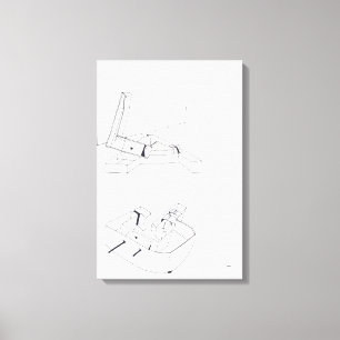 Gebäude Games LAG Monogram Zeichne 16 Leinwand