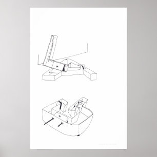 Gebäude Games LAG Monogram Zeichne 16 Plakate