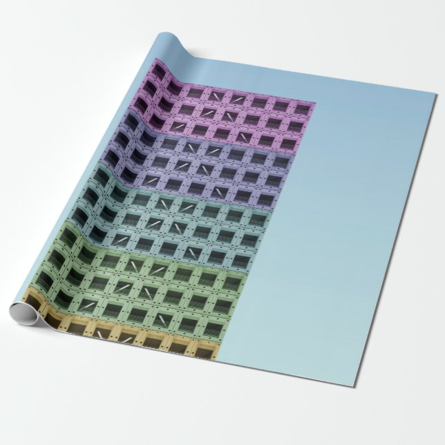 Gebäude Geschenkpapier (Ungerollt)