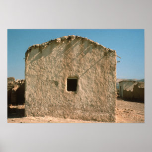 Gebäude in altem Jericho Poster