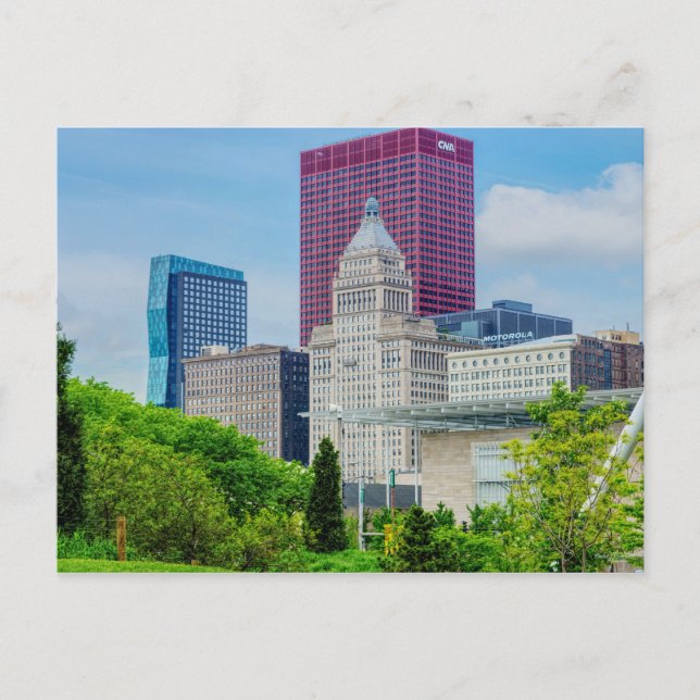 Gebäude in Chicago Postcard Postkarte (Vorderseite)