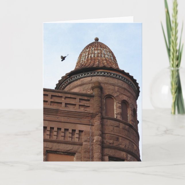 Gebäude in Fort Madison, Iowa Karte (Vorderseite)