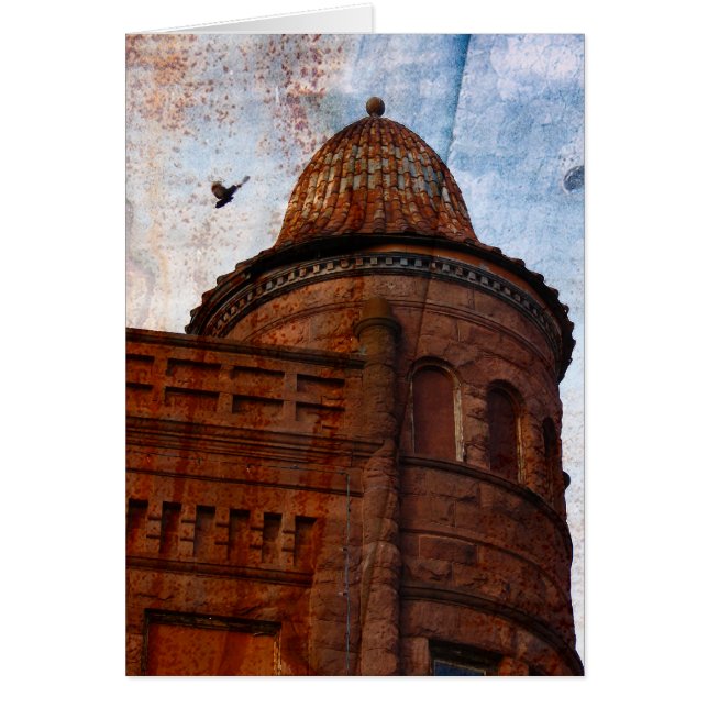 Gebäude in Fort Madison mit rostfreiem Hintergrund (Vorne)