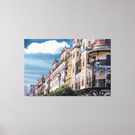 Gebäude in Sevilla, Spanien Leinwanddruck