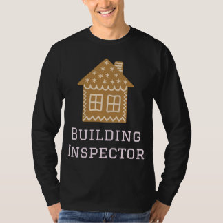 Gebäude Inspector Fun Gingerbread House Decoration T-Shirt