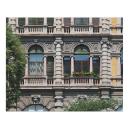 Gebäude Kunst, Dichtung und Musik Künstlicher Leinwanddruck