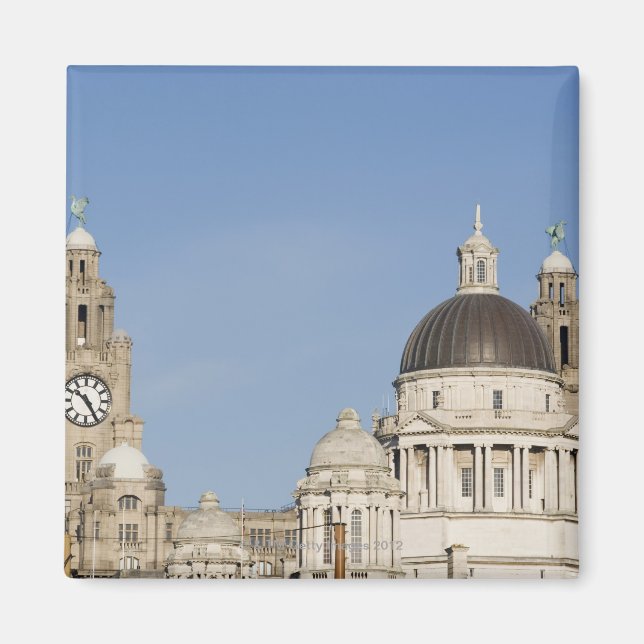 Gebäude, Liverpool, England Magnet (Vorne)