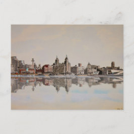Gebäude Liverpool - Postkarte