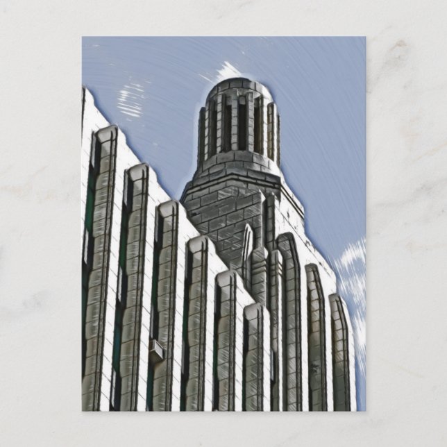 Gebäude, Melbourne Postkarte (Vorderseite)