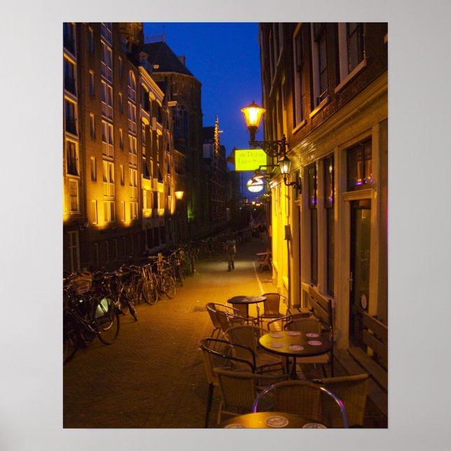 Gebäude mit Fassade aus dem 17. oder 18. Jahrhunde Poster (Vorne)