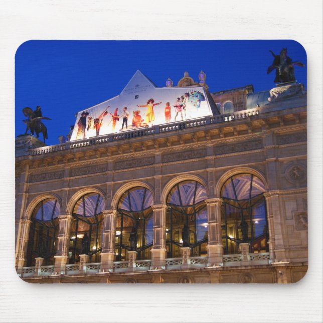 Gebäude Oper in Wien Mousepad (Vorne)