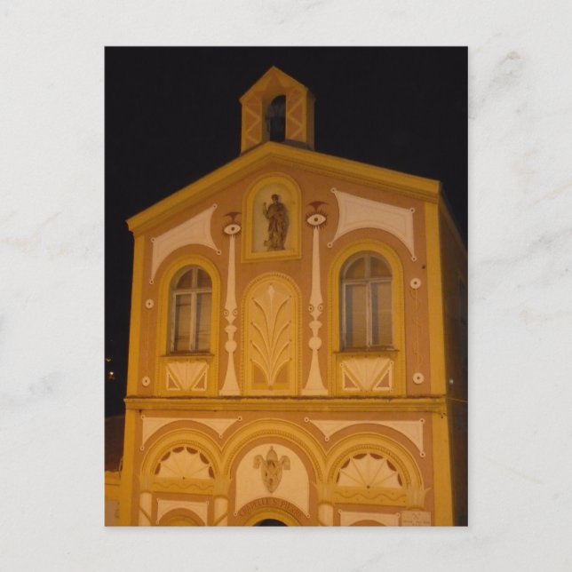 Gebäude Postkarte (Vorderseite)