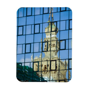 Gebäude Reflektionen Magnet
