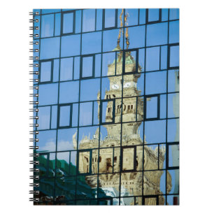 Gebäude Reflektionen Notizblock