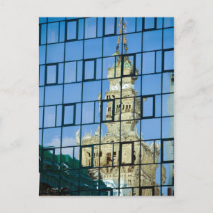 Gebäude Reflektionen Postkarte
