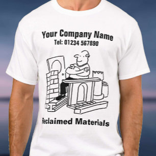 Gebäude-Sanierungsmaterialien Lagerplatz T-Shirt