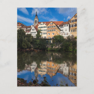 Gebäude säumen den Fluss   Deutschland Postkarte