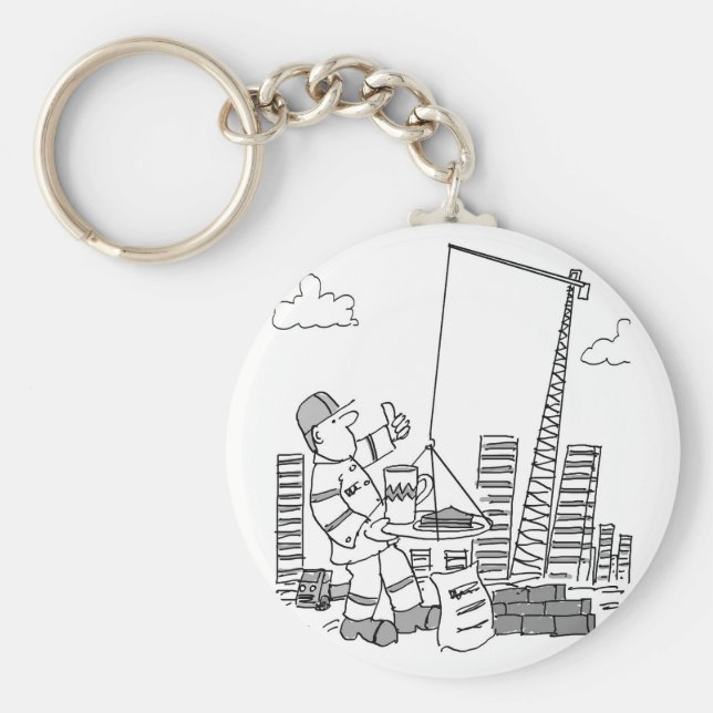 Gebäude Site Overhead Cranbetreiber Schlüsselanhänger (Vorne)