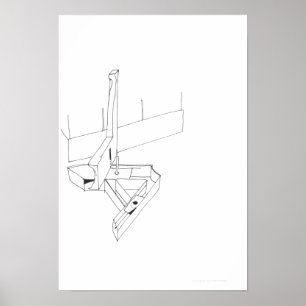 Gebäude Spiele mit einer Monogram, die 14 Poster Z